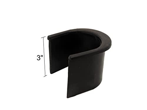 BornWinner BornWinner 3-Inch Rubber Pocket Liner for Pool Table (Set of 6)