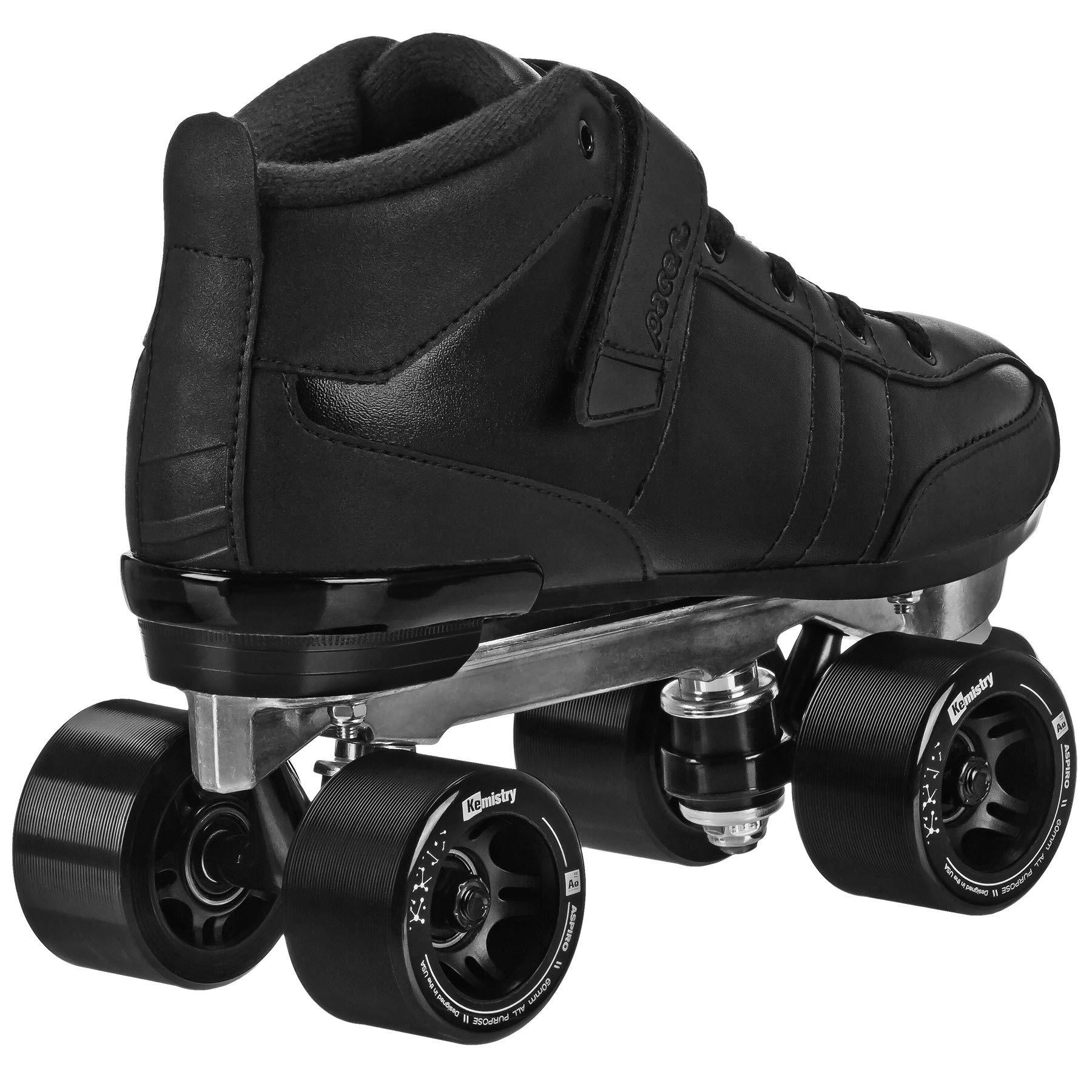 Pacer Pacer Aero Men\'s Roller Skate (Black, 6)