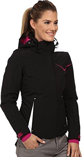 Spyder Spyder Women's AMP Jacket, Black/Wild/White, 10