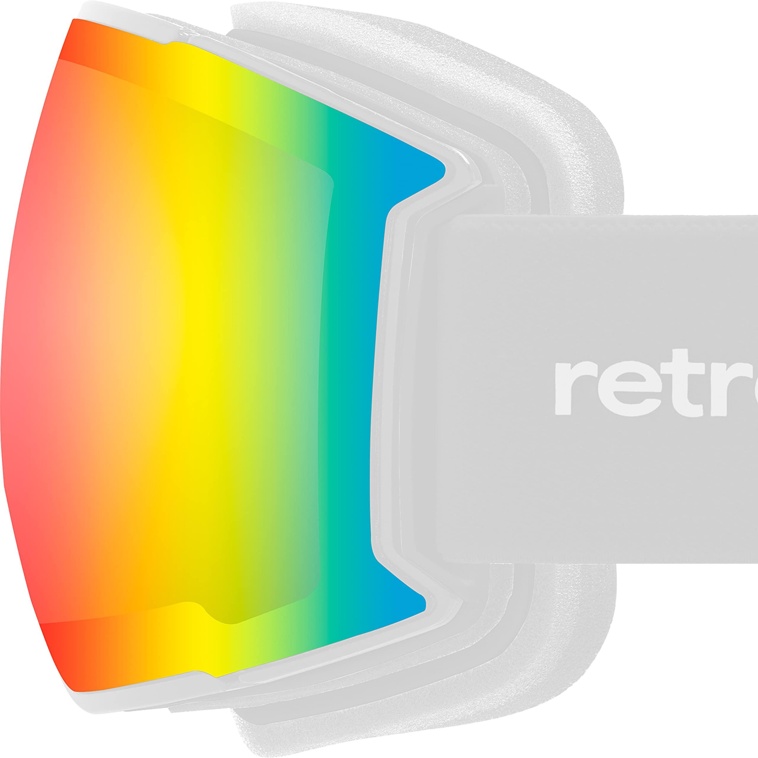 Retrospec Retrospec Zenith Ski & Snowboard Snow Goggle Interchangeable Magnetic Lens for Men and Women with Toric Design - 100% UV Protection for Skiing and Snowboarding