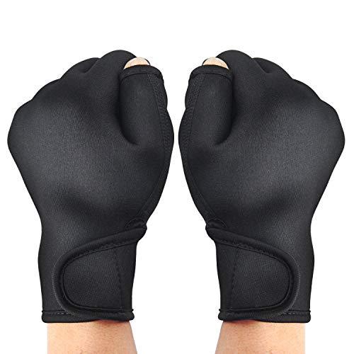 TAGVO TAGVO Aquatic Gloves for Helping Upper Body Resistance, Webbed Swim Gloves Well Stitching, No Fading, Sizes for Men Women Adult Children Aquatic Fitness Water Resistance Training
