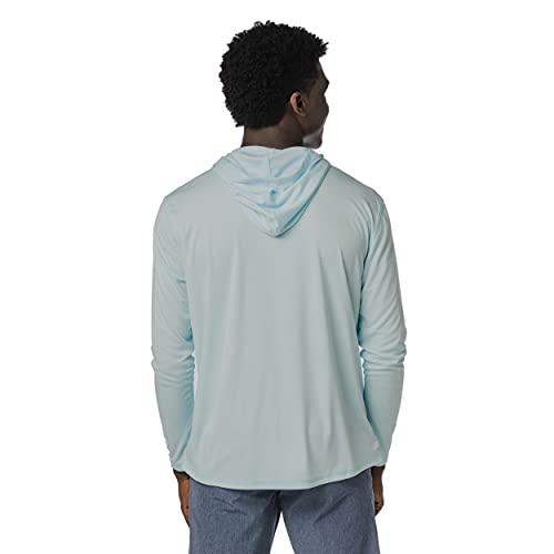 Vapor Apparel Vapor Apparel Mens UPF 50+ UV Sun Protection Long Sleeve Performance Hoodie for Sports and Outdoor Lifestyle, Medium, Arctic Blue