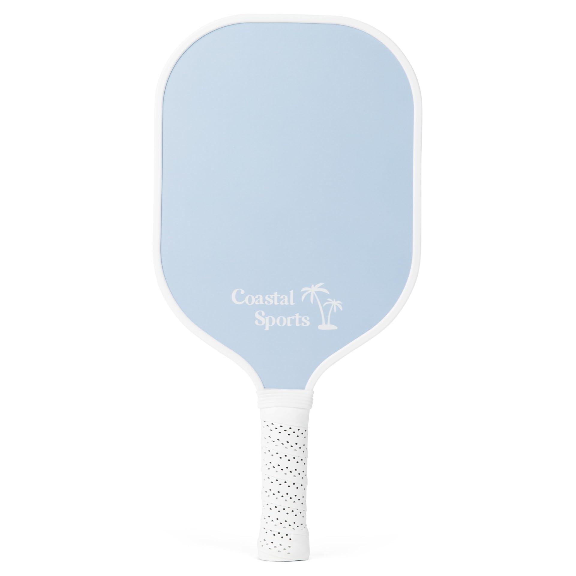 Coastal Sports Coastal Sports Pickleball Paddle | Graphite Face & Honeycomb Polymer Core | Premium Grip | Lightweight (Sky Blue)