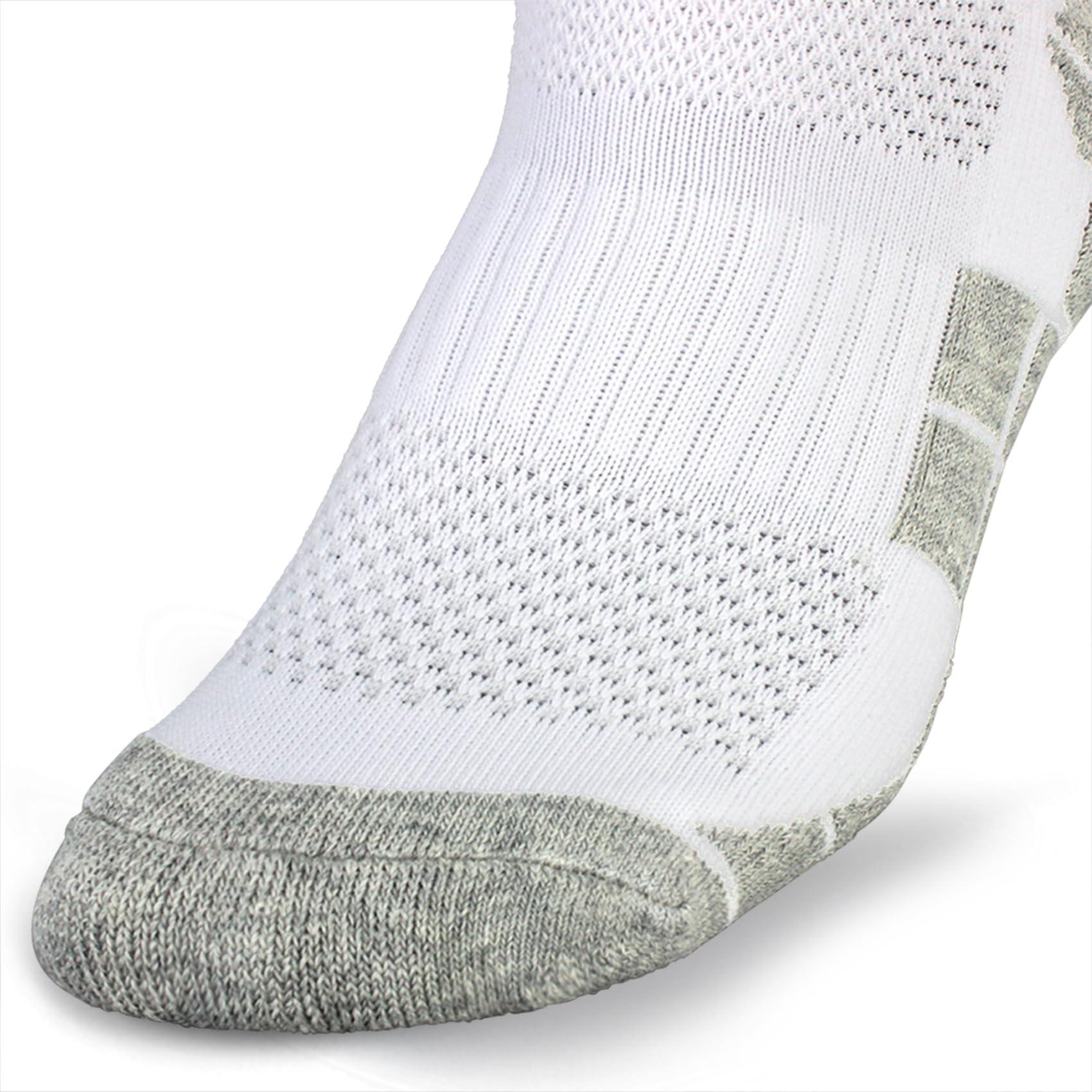 CWVLC CWVLC Boy's Soccer Socks Youth 5 Pairs Rugby Sport Team Athletic Knee High Long Tube Cotton Compression Socks White Small (3Y-5Y Youth/ 4-6 Women)