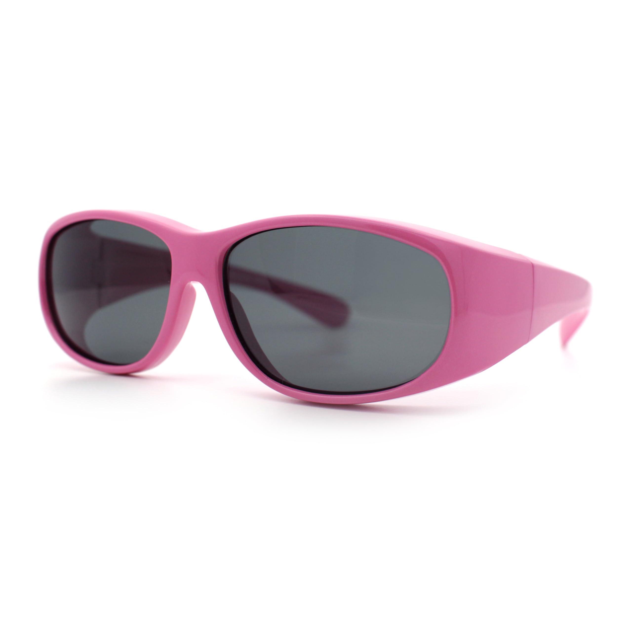 SA106 SA106 Polarized Kids Size 48mm Fit Over Sunglasses Pink