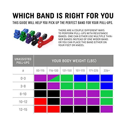 The x Bands THE X BANDS Long Resistance Bands - Squat Bands - Booty Band - Pull Up Bands - Loop Bands - Fitness Bands Resistance Long - Rubber Resistance Bands - Extra Strong Resistance Bands - Set of 5…