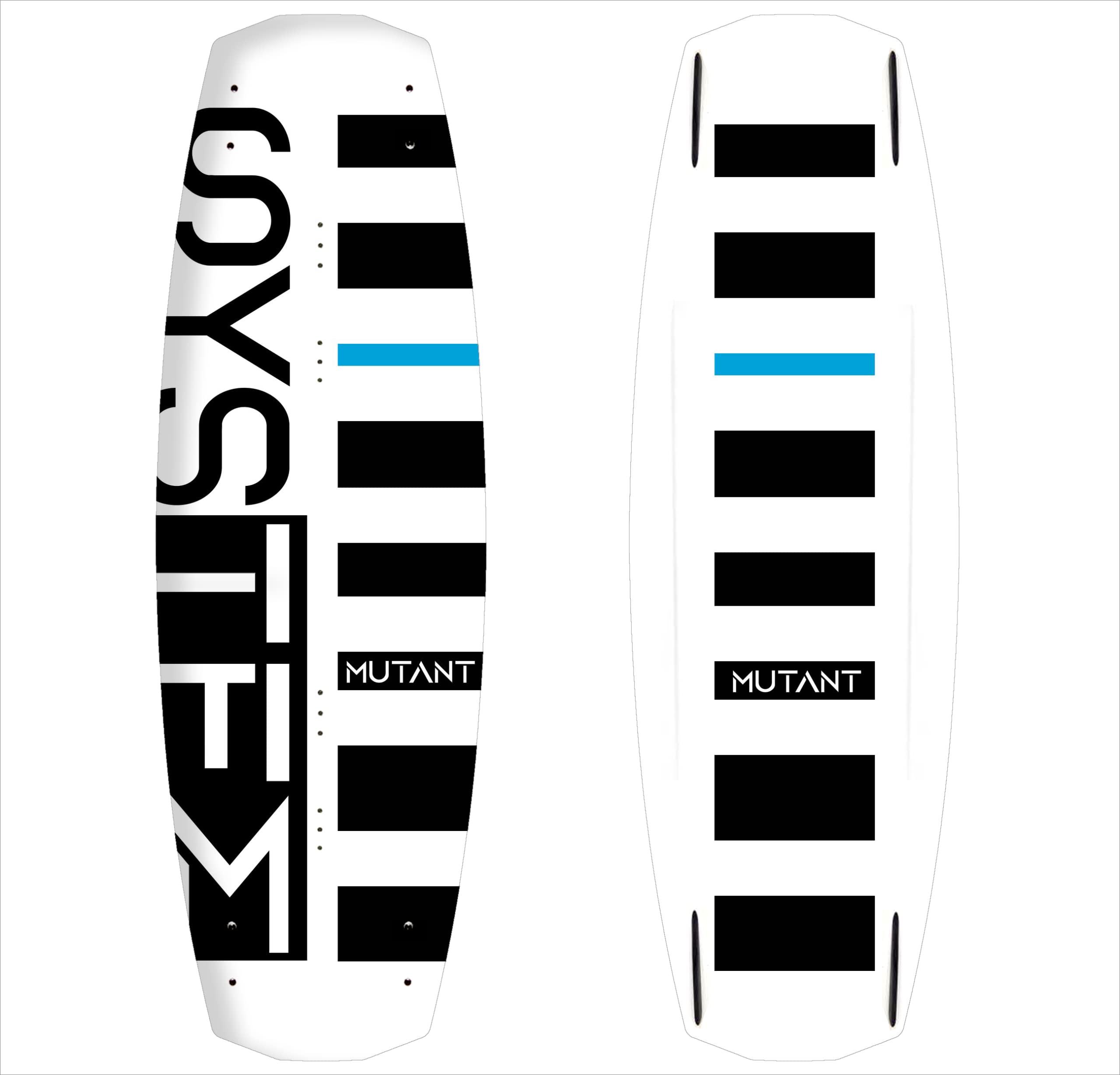System System & Hyperlite 2024 Wakeboard Package Mutant with Hyperlite Destroyer Wakebaord Bindings Fits Boot Sizes 8-13 Boards 134, 138, 142 cm (142 cm)