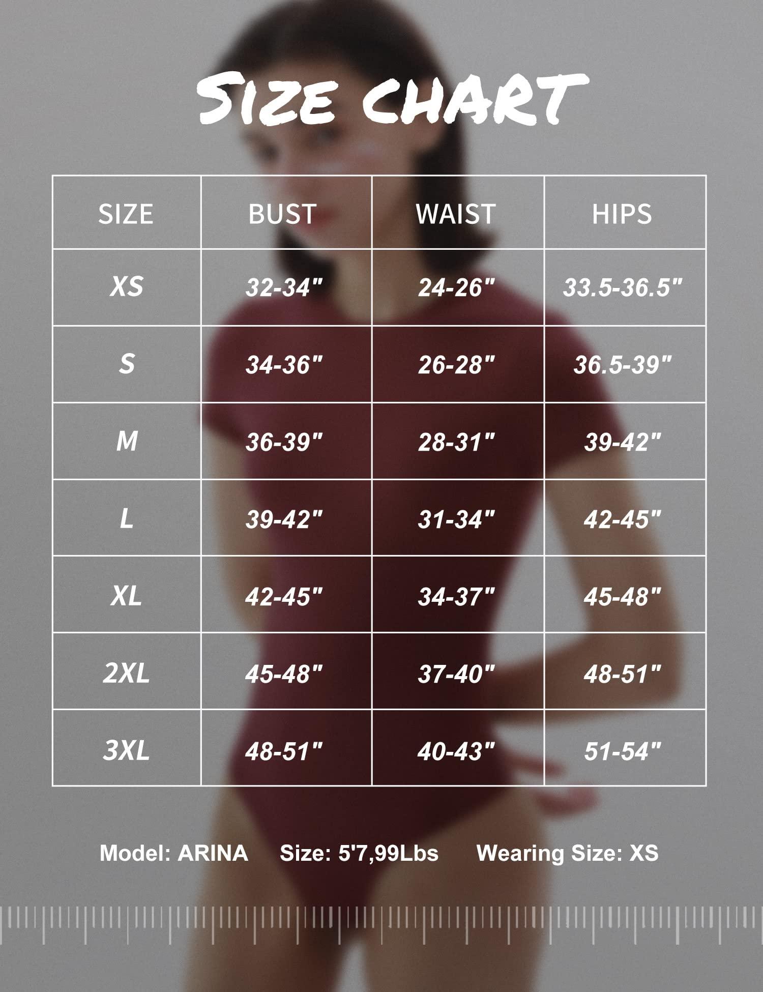 PUMIEY PUMIEY Bodysuit for Women Short Sleeve Body Suits Crew Neck Red Tops Women Fashion Clothing Cherry XX-Large