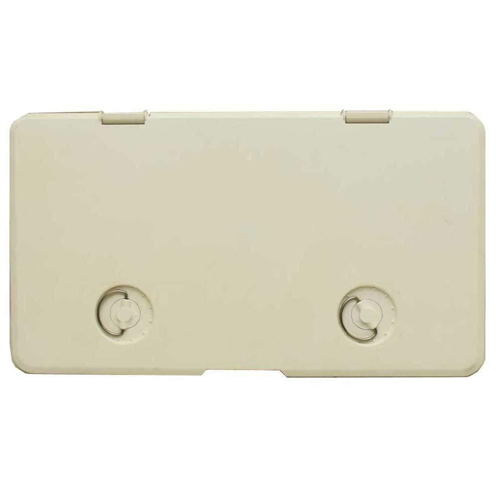 T & H Marine Supplies T-H Marine Sure-Seal Boat Hatch - Watertight Dual Seal Access Hatch for Marine Storage - Durable, Lockable, and Easy Installation - Ideal for Vertical and Horizontal Use - 13\"x24\", Polar White