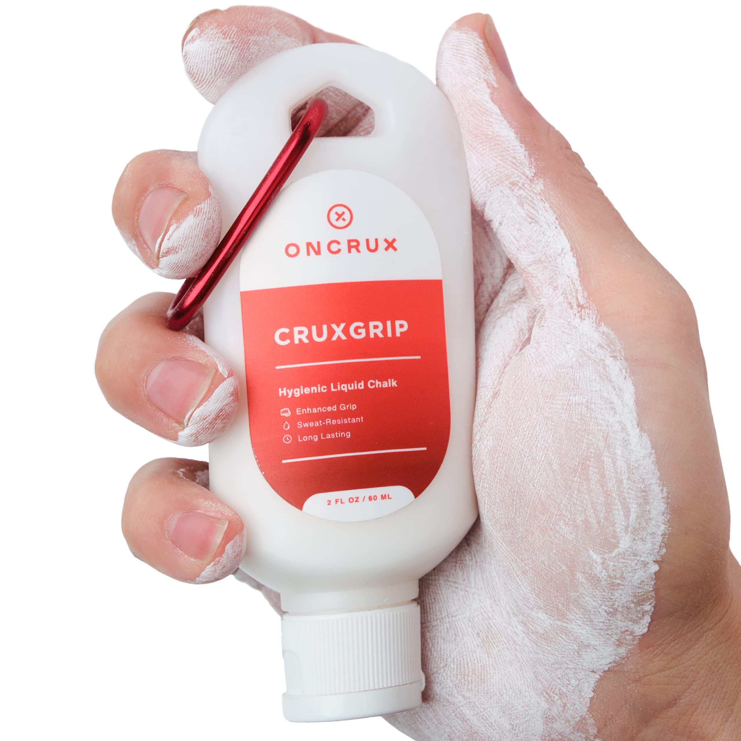 ONCRUX ONCRUX Liquid Gym Chalk - Liquid Hand Chalk for Weightlifting - Mess Free Lifting Chalk Liquid - Long Lasting Liquid Grip Chalk for Climbing - Liquid Chalk Gym Chalk for Gymnastics, Crossfit 2 fl oz