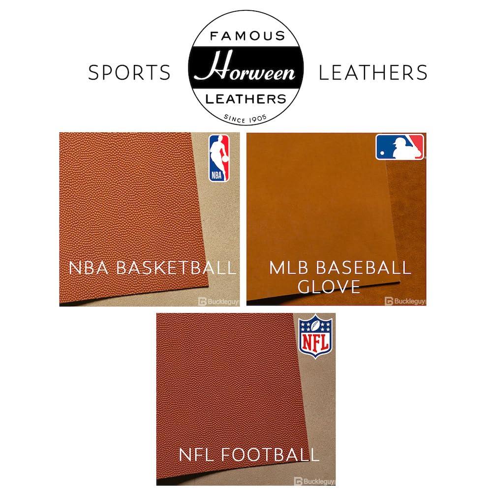 Buckleguy.com Buckleguy.com Horween Basketball Leather Panel, Orange