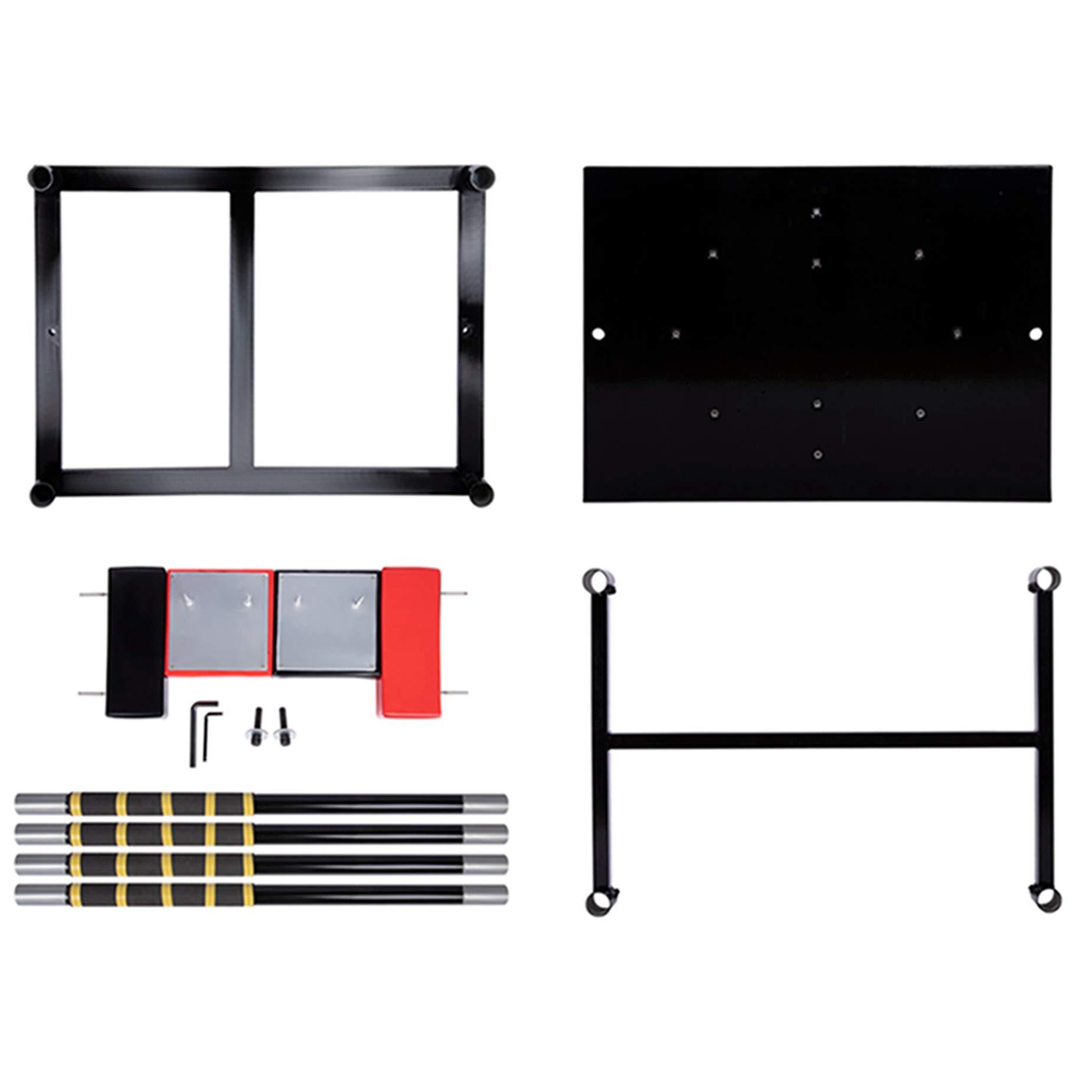 HENGGE Standard Arm Wrestling Table - Arm Wrestling Equipment-Suitable for Home Gym Entertainment Competitions,Black