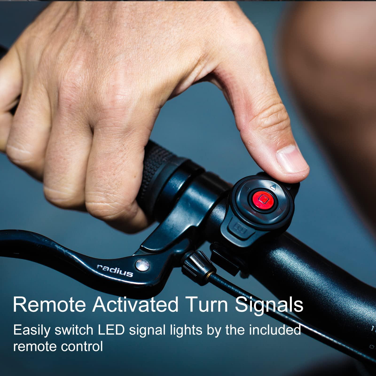 Smart4u Smart4u SH55M Smart Bluetooth Bike Helmet with Speakers & Built-in Microphone, Bike Helmet with Smart Turn Signals, Fall Detection, CE CPSC Certified, Bike Helmet with Rear Light for Adults Men Women