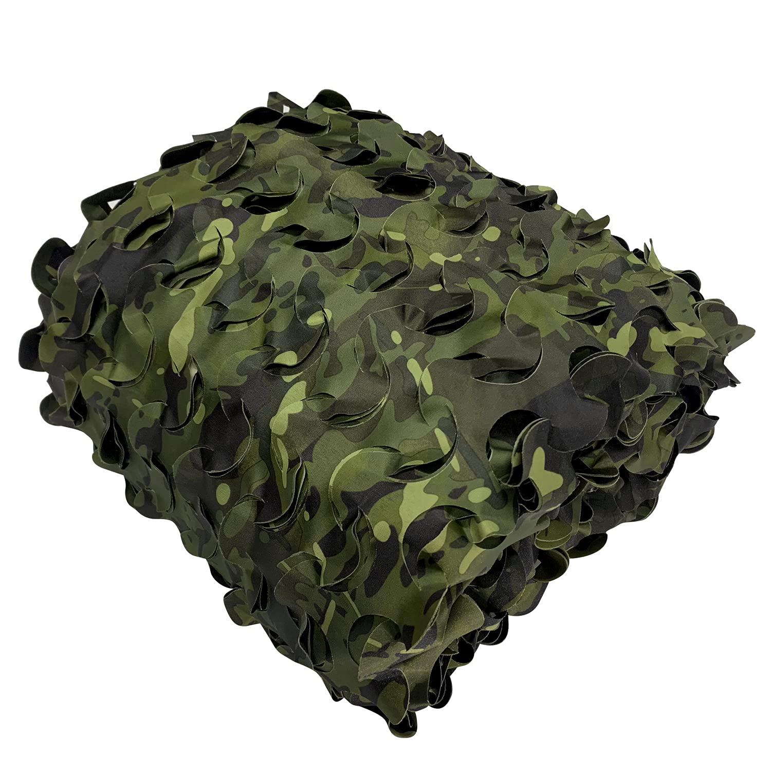 GRVCN GRVCN Camo Netting Camouflage Net, Bulk Roll Sunshade Mesh Nets for Hunting Blind Shooting Military Theme Party Decorations