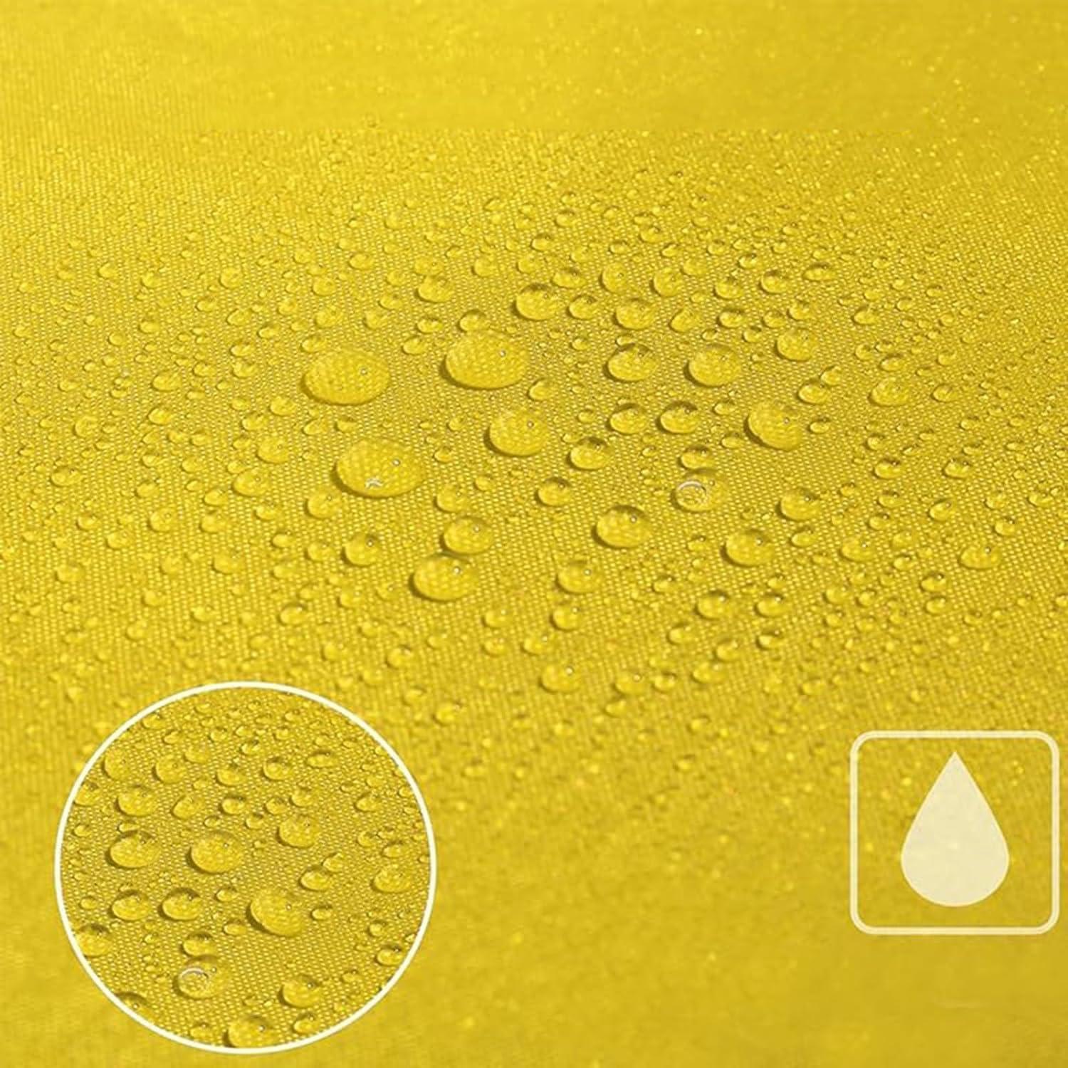 PHASFBJ PHASFBJ Boat Cover Fits V Shape,Water Proof Heavy Duty Oxford Fabric 600D Boat Tarp Marine Grade Protection Pro Boatcover Universal Boat Covers Boat Center Console Cover,Yellow,17~19FT