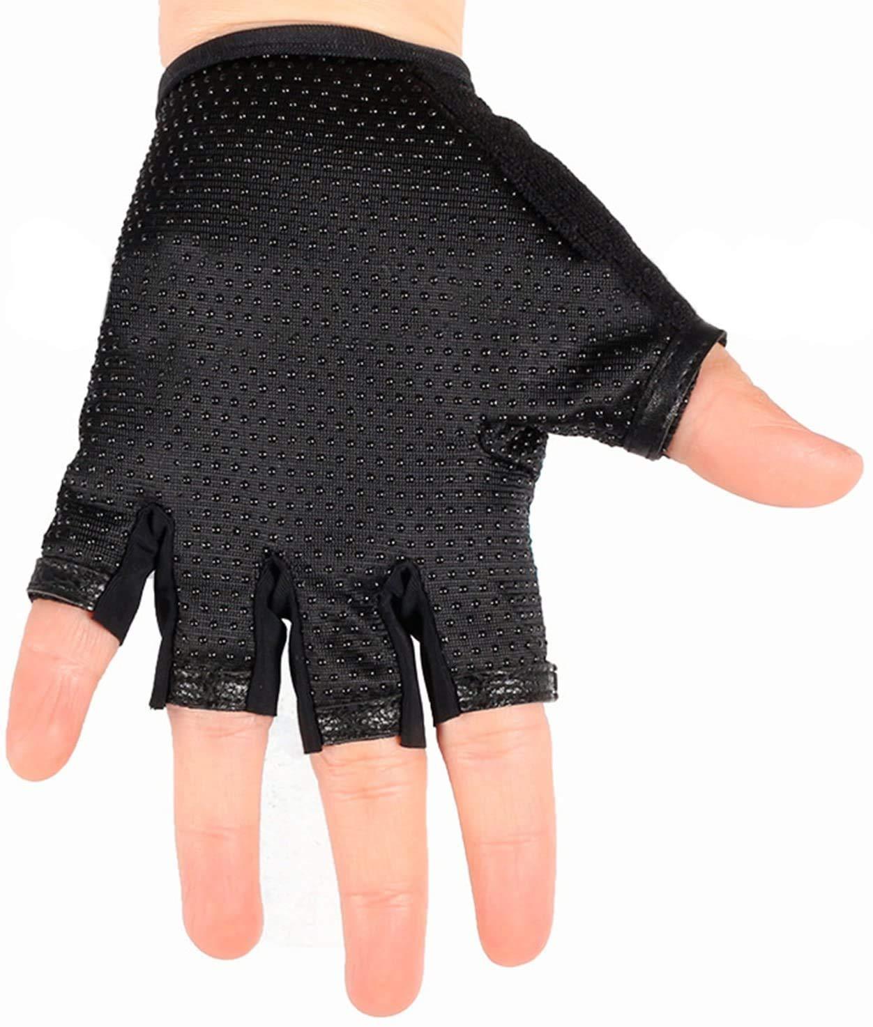 RUIXIB Children Half Finger Cycling Gloves Breathable UV Protection Fingerless Gloves Non-Slip Gel Bicycle Bike Riding Roller Skating Climbing Short Gloves Shock-Absorbing MTB Exercise Outdoor Sport Gloves