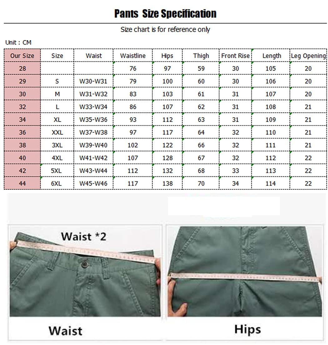 KEHAIOO KEHAIOO Men\'s Cotton Military Cargo Pants, 8 Pockets Casual Work Combat Trousers, Military Army Camo Cargo Pants Plus Size Black XL