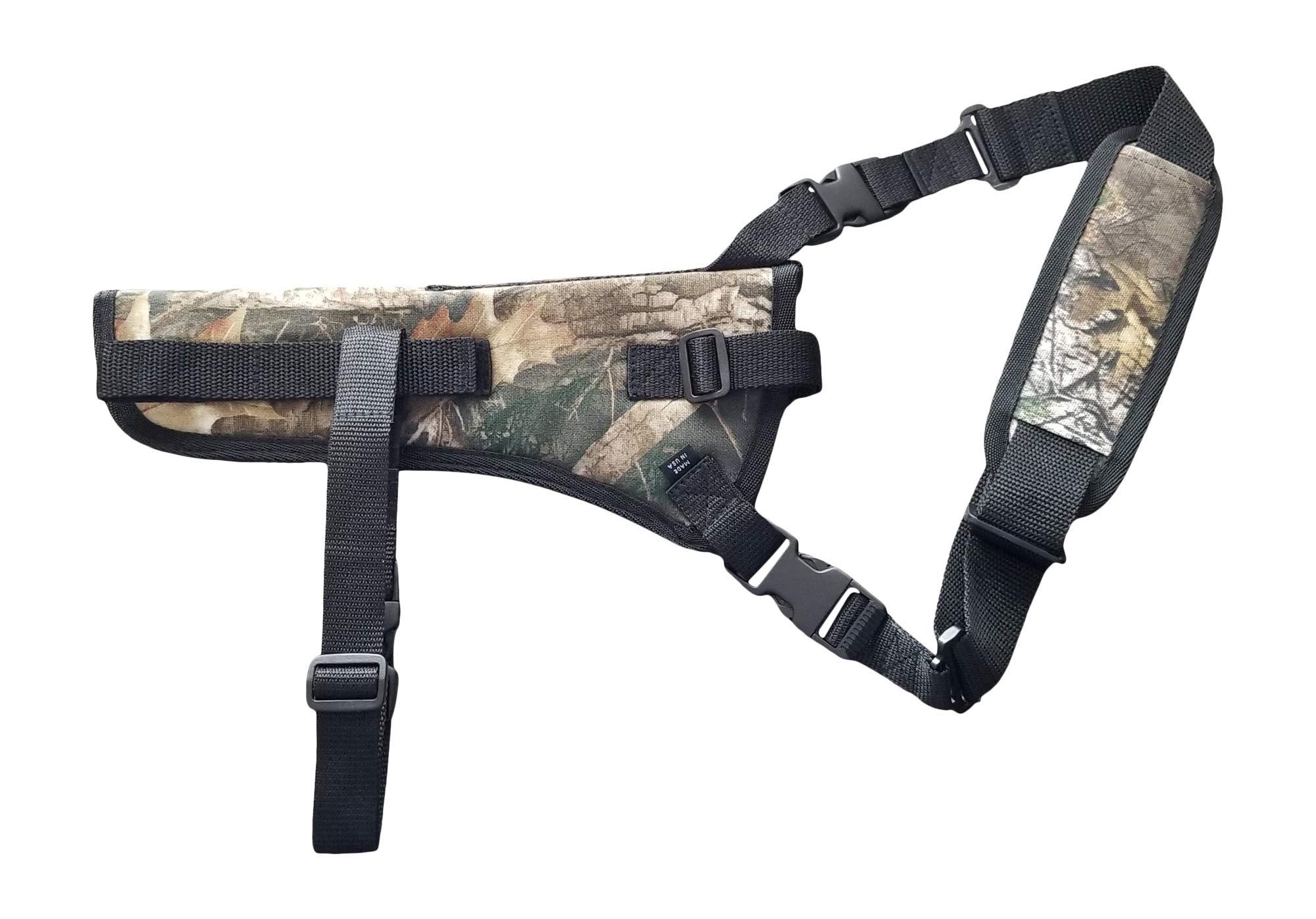 Silverhorse Holsters Silverhorse Holsters Chest/Shoulder Gun Holster | Fits Thompson Center Contender in 10\" - 16\" Barrel Lengths (10\" Barrel Right Hand, Hardwood Camo)