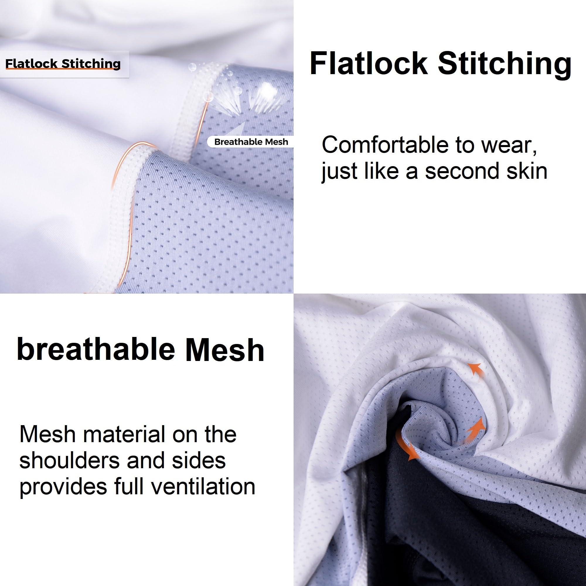 COOLOMG COOLOMG Youth Baseball Chest Protector Padded Shirt Heart Guard Sternum Protection for Football Lacrosse and Goalies Gray-White XL