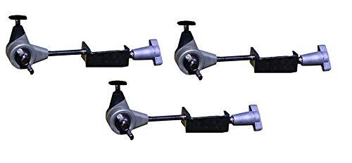 Trail Camera Mount 3 Pack HME Products T-Post Trail Camera Holder 3 T-Post Mount Game Camera, Trail Camera Stand, Trail Camera Accessories with Included LED Keychain Light