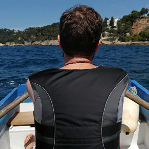 XGEAR XGEAR Adult USCG Life Jacket Vest Water Sports (Black, L)