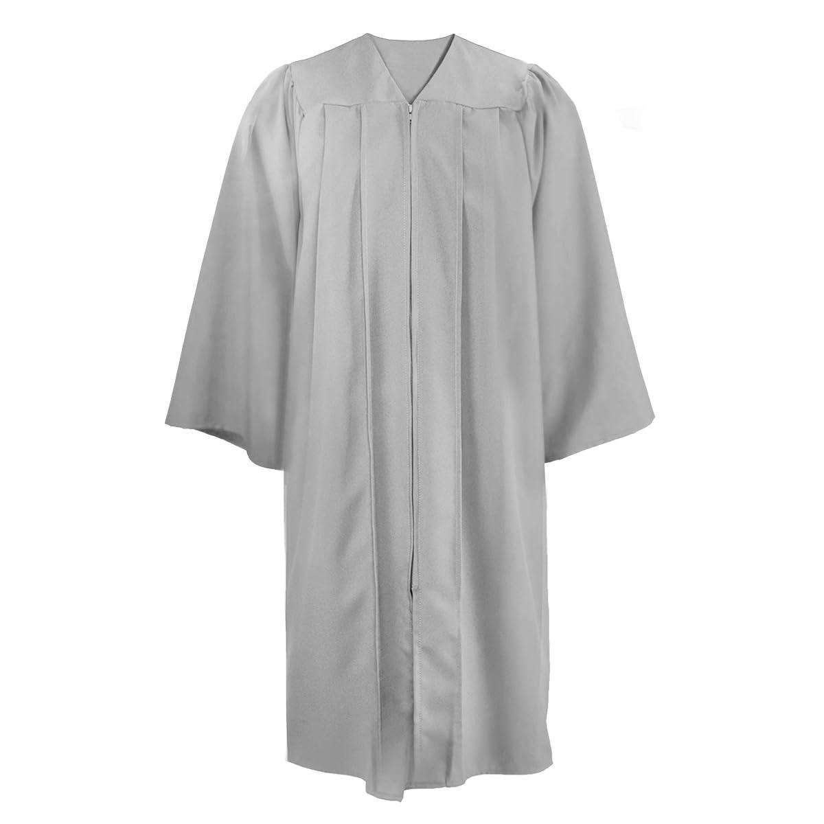 Misscom Misscom Adult Matte Choir Robe for Church Judge Robe Costume Unisex Graduation Gown