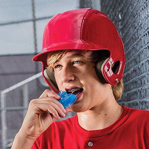 Under Armour Under Armour Mouth Guard for Braces, Sports Mouthguard for Football, Lacrosse, Hockey, Basketball, Strapless, Youth & Adult , Youth,