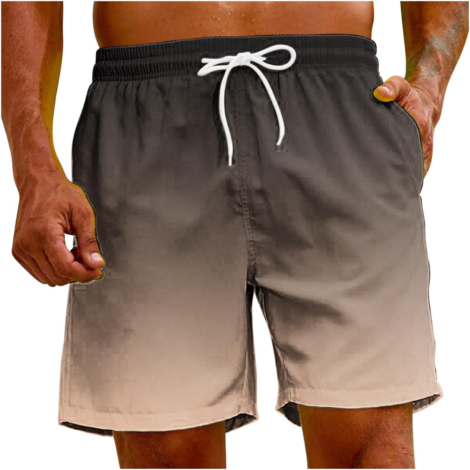 NineFit Basics Mens Swim Trunks with Compression Liner Men's Compression Swim Trunks Mens Beach Shorts Mens Swimsuit 5 Inch Swim Trunks Mens Swimming Trunks 5 Inch