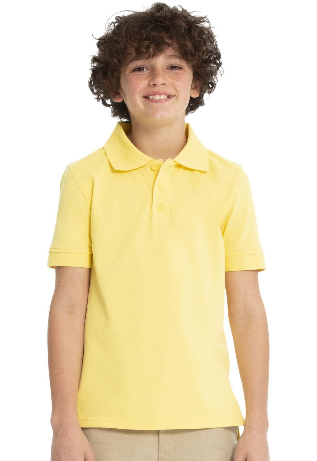 Classroom Classroom School Uniforms Kids' Polo Shirt, Yellow, X-Large