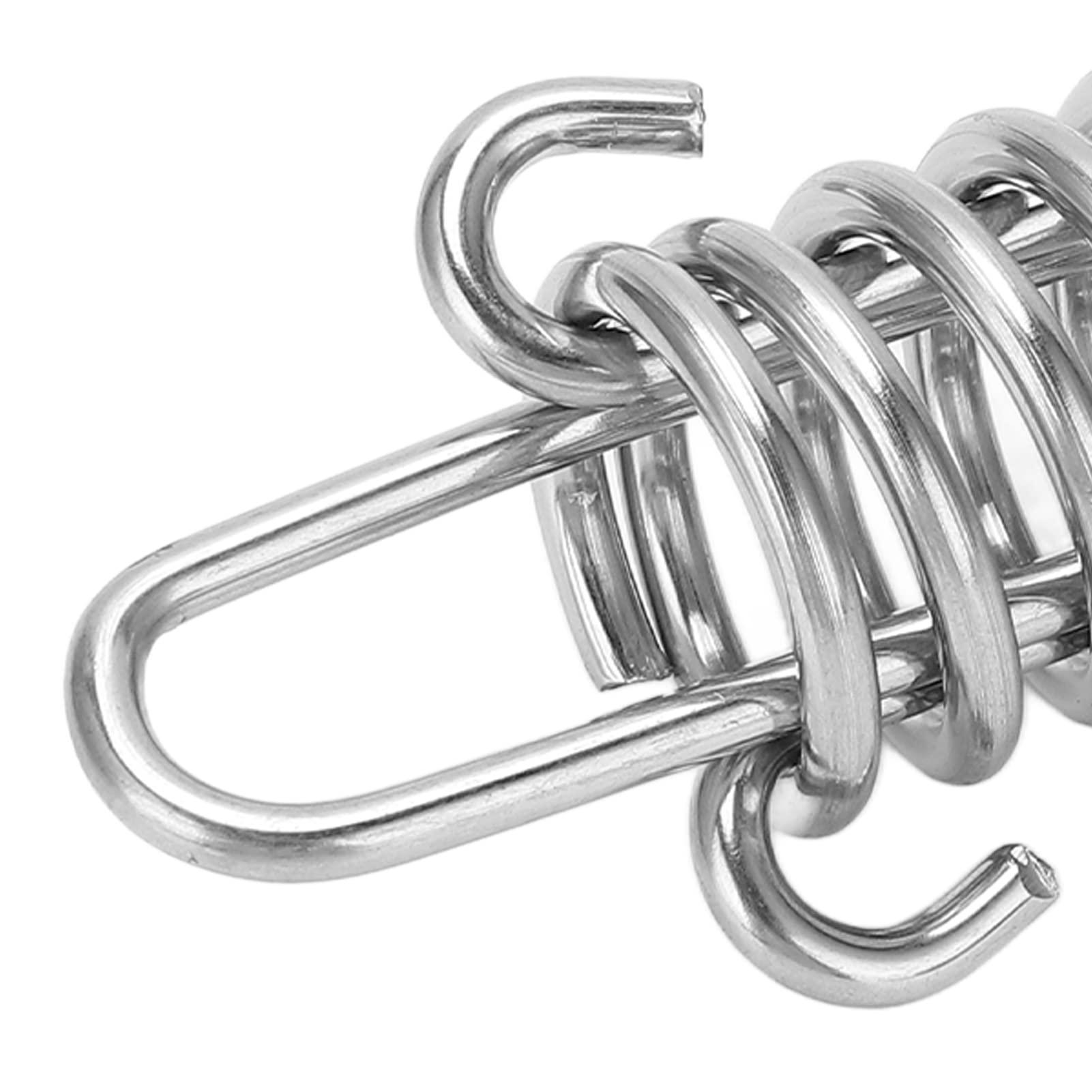 Aramox Aramox Mooring Spring, 113mm Stainless Steel Mooring Line Spring Shock Absorbing Multifunctional Marine Hardware for Boat Yacht Park