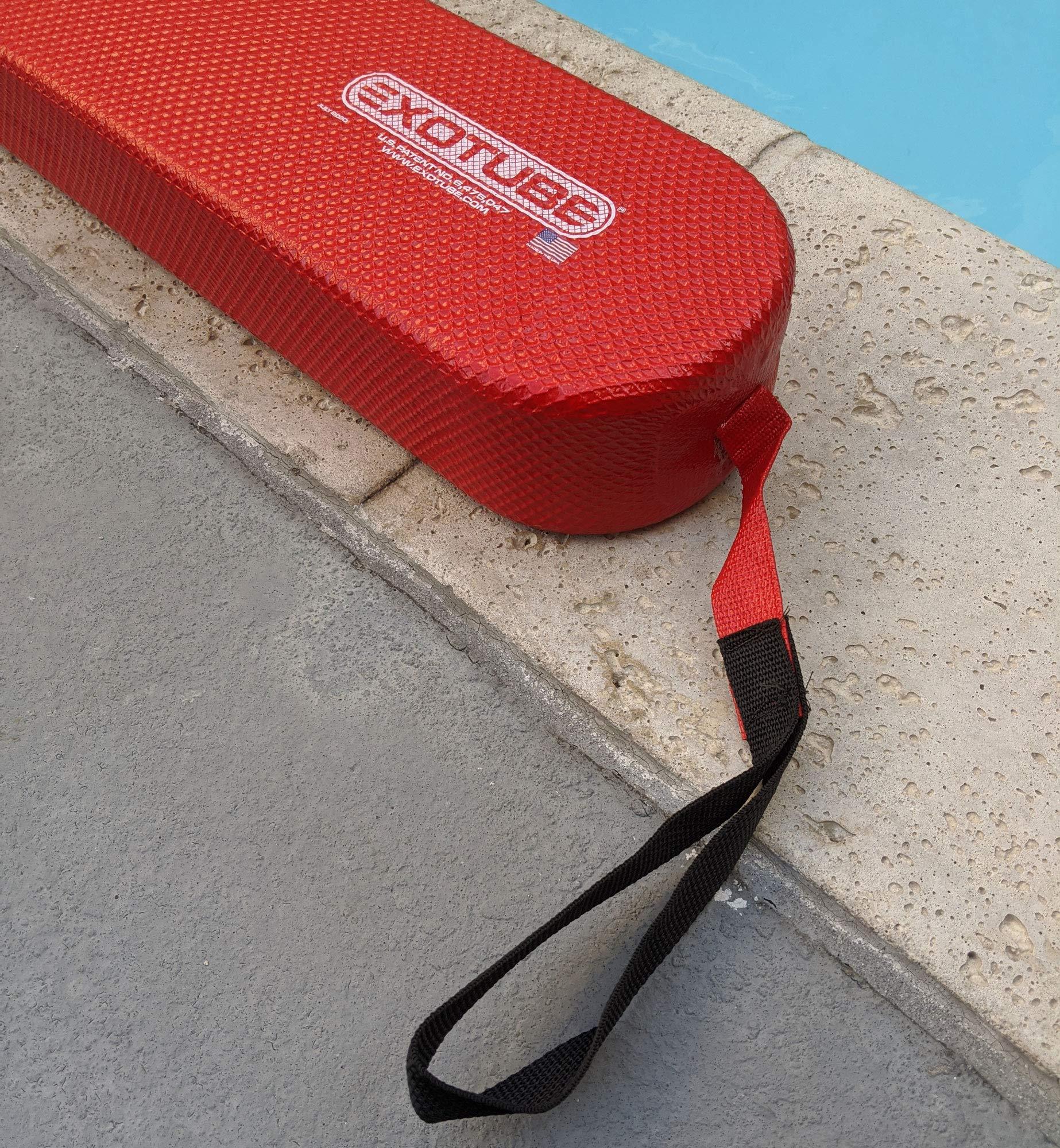 Aquamentor Aquamentor 50\" ExoTube - Made in The USA - Lifeguard Rescue Tube, Pick Resistant Mesh Casing, Crafted for Durability, Superior Grip, and Performance in Lifesaving Emergencies