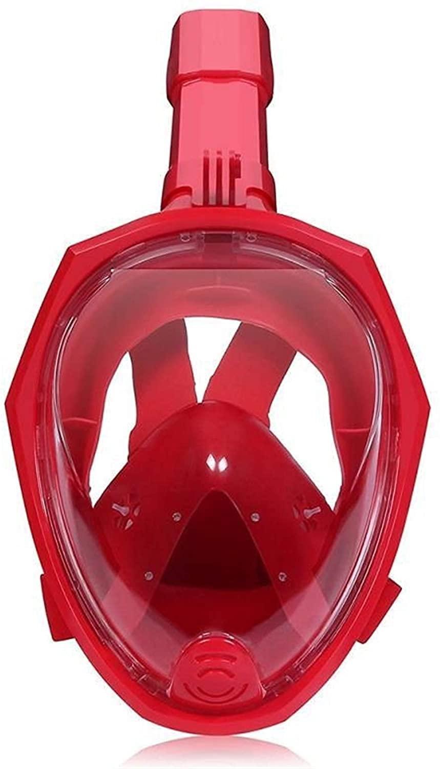 GeRRiT Full Face Snorkel Mask Full Face 180 Seaview Snorkel Mask Anti-Fog Snorkeling Mask Anti Leak Snorkel Underwater Swimming Equipment for Adults and Kids