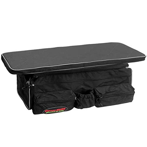 Seamax Seamax Universal Inflatable Boat Bench Seat Cushion and Detachable Seat Bag with Sunlitec 3-Layers Fabric and Reflective Edges (Size C - 38\" for 360-390 Boats)