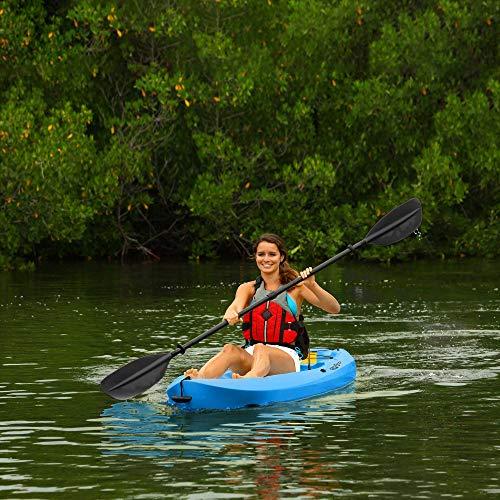 Lifetime Lifetime Lotus Sit-On-Top Kayak with Paddle (2 Pack), Blue, 8'