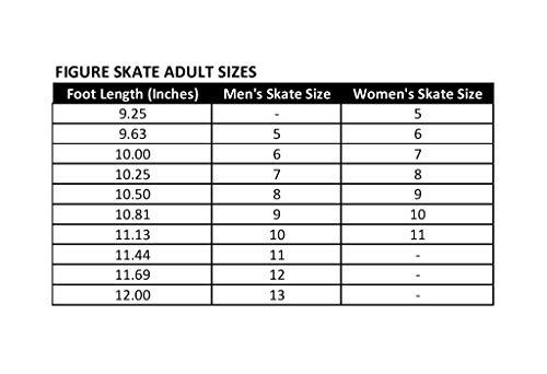 American Athletic American Athletic Shoe Women's Tricot Lined Ice Skates, White, 5 (52205)