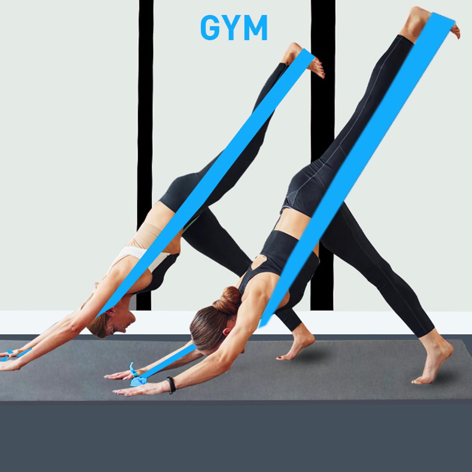 A AZURELIFE A AZURELIFE Resistance Bands,Professional Long Non-Latex Elastic Stretch Bands,Exercise Bands for Physical Therapy, Yoga, Pilates, Rehab, at-Home or The Gym Workouts, Strength Training