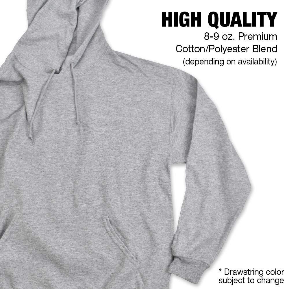 LOGOVISION LOGOVISION University of Findlay Official One Color Oilers Logo Unisex Adult Pull-Over Heather Hoodie,Black Heather, 3X-Large