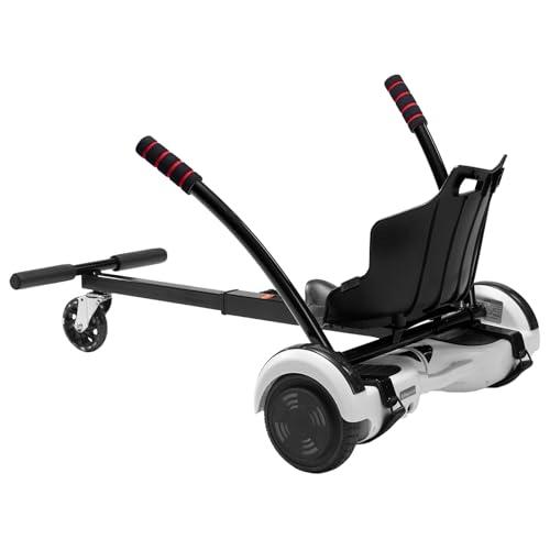 VEVOR VEVOR Hoverboard Seat Attachment, for 6.5" 8" 8.5" 10" Hoverboards, Dual Shock Absorption System, Grips Control, Adjustable Length 270 LBS Load Capacity, Buggy Attachment, for Kids Adults
