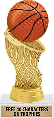Crown Awards Crown Awards Basketball Trophies - 6\" Basketball Hoops Trophy Personalized with Custom Engraving 20 Pack