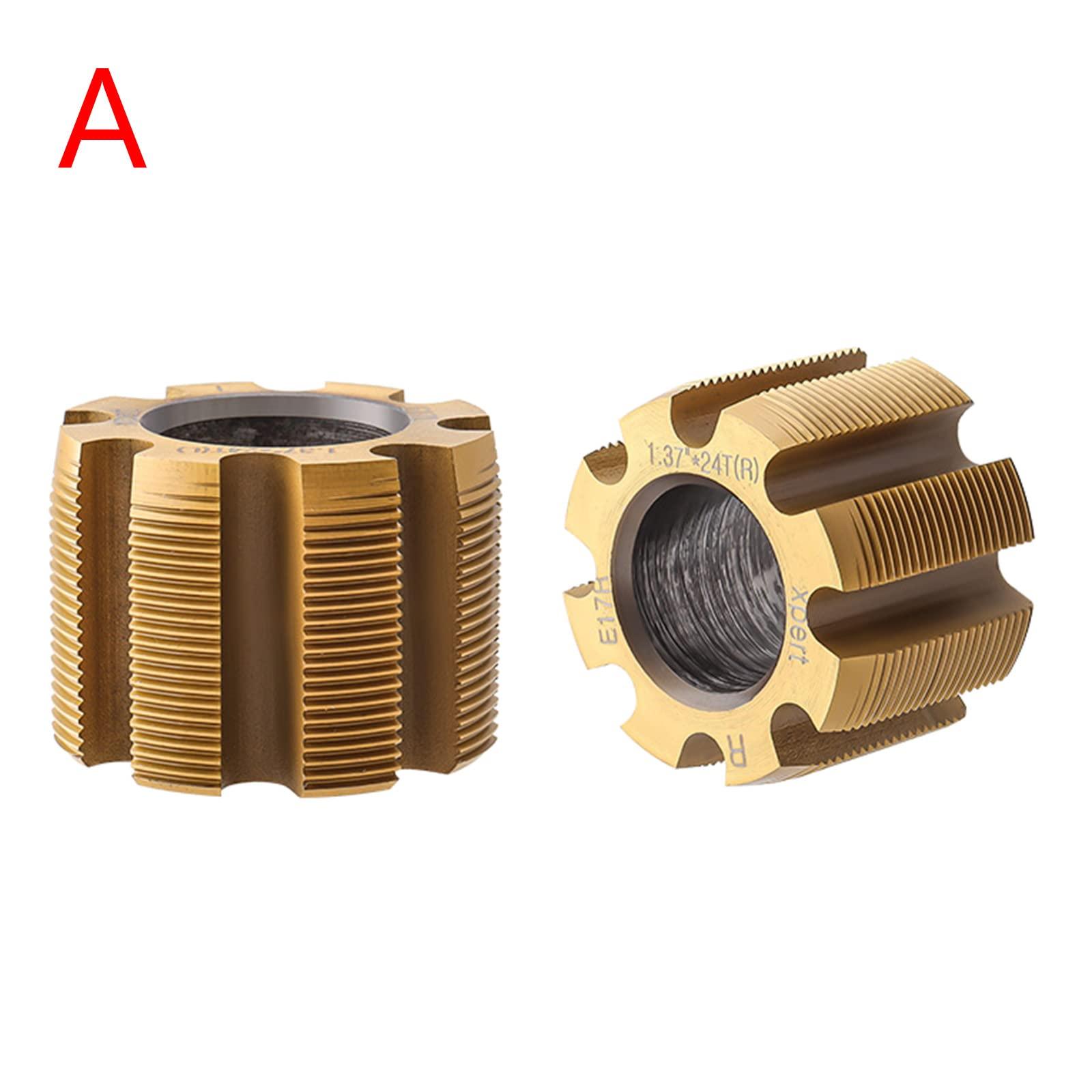 Acinkeety Acinkeety Bike Bottom Bracket Tapping Tool Thread Parts 1.37in X 24T BB68 BB73 Bottom Bracket Milling Cutter Tapping Tool Thread Tapping Tool Bottom Bracket Tapping Tool Bottom Bracket Thread Tool