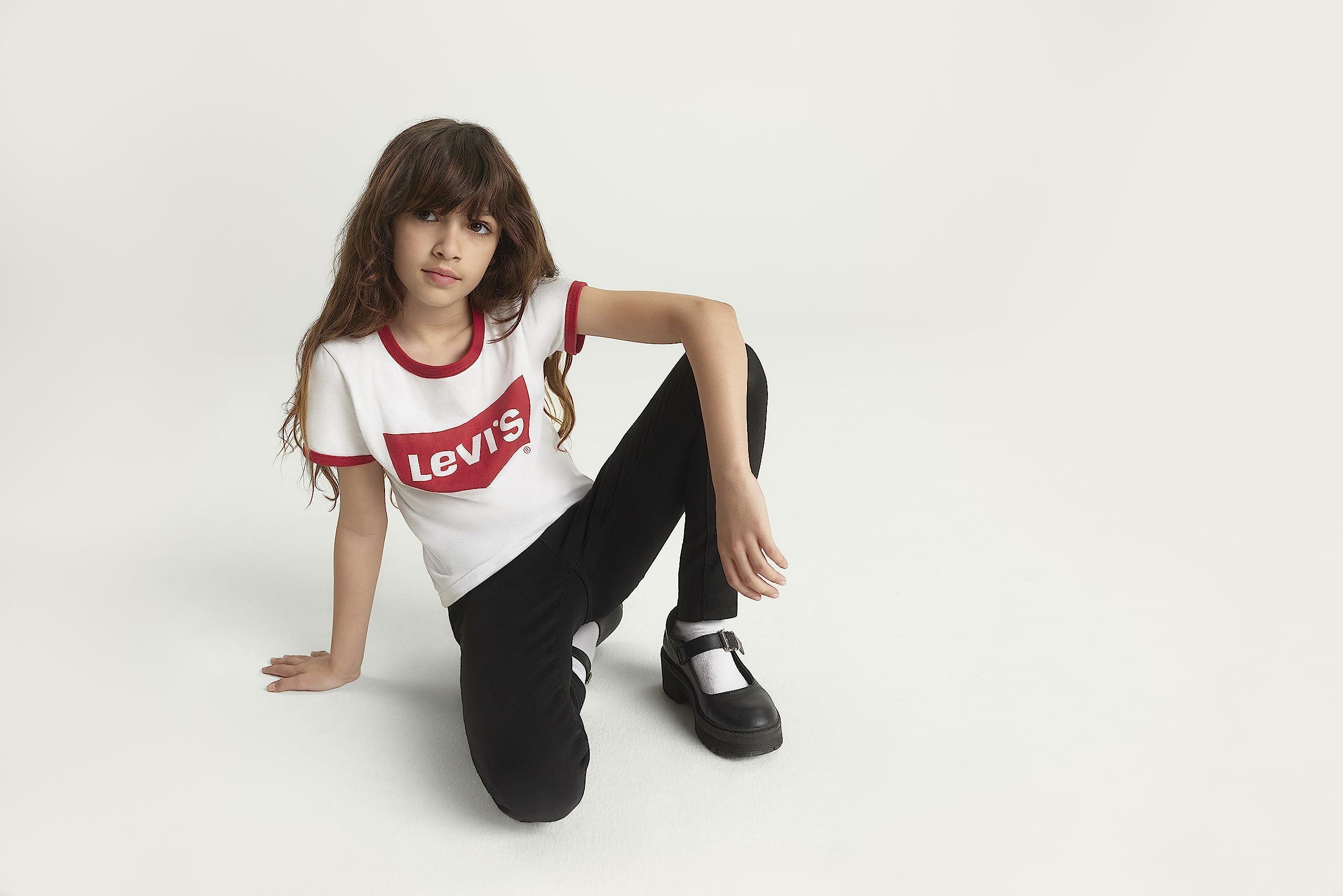 Levi's Levi's Girls' Little Skinny Fit Pull On Jeggings, Black, 6X