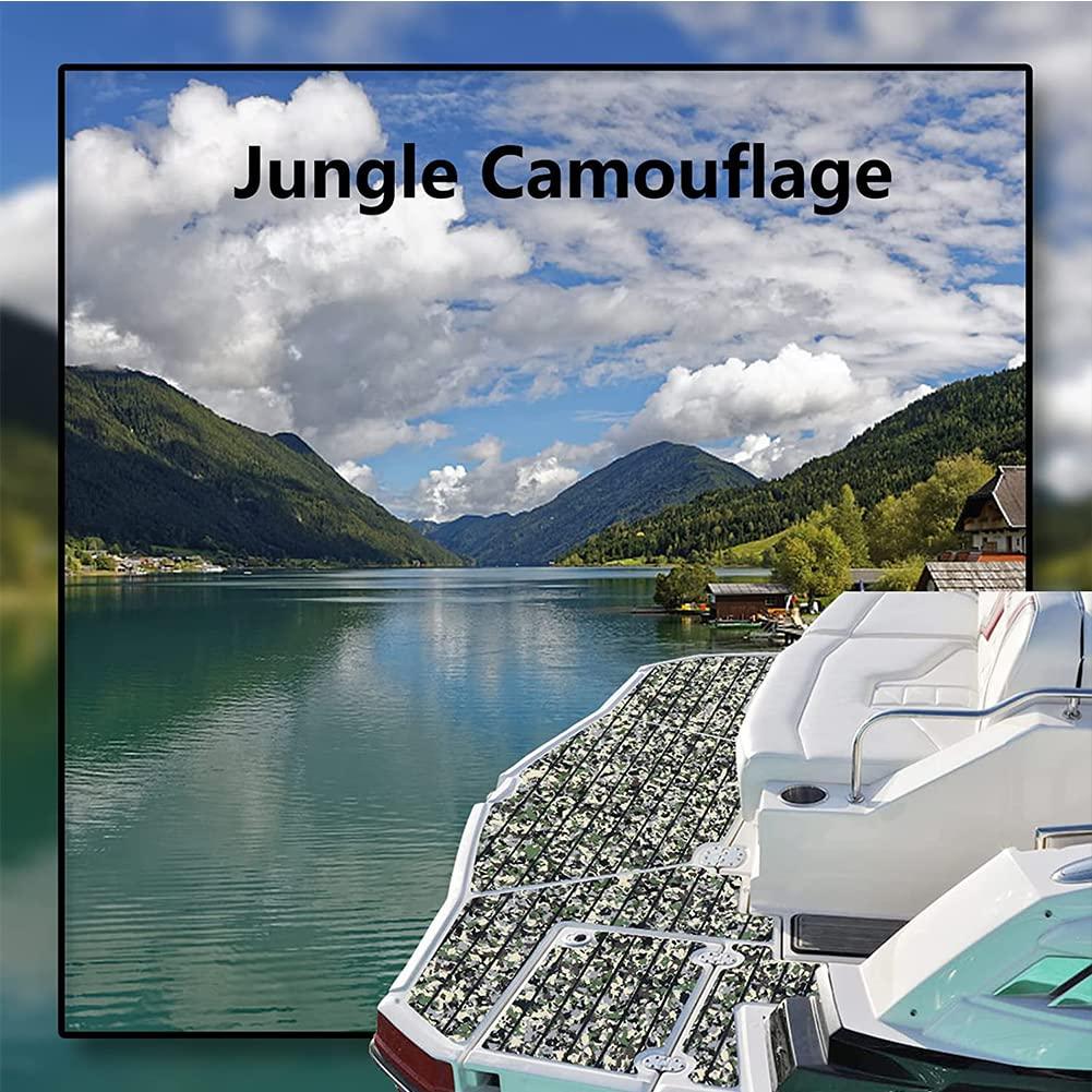 WKXTECZT WKXTECZT Boat Flooring EVA Foam Boat Decking Camo Marine Flooring Self-Adhesive Boat Mat Boat Carpet for Motorboat RV Yacht Kayak Surfboard,240X45CM