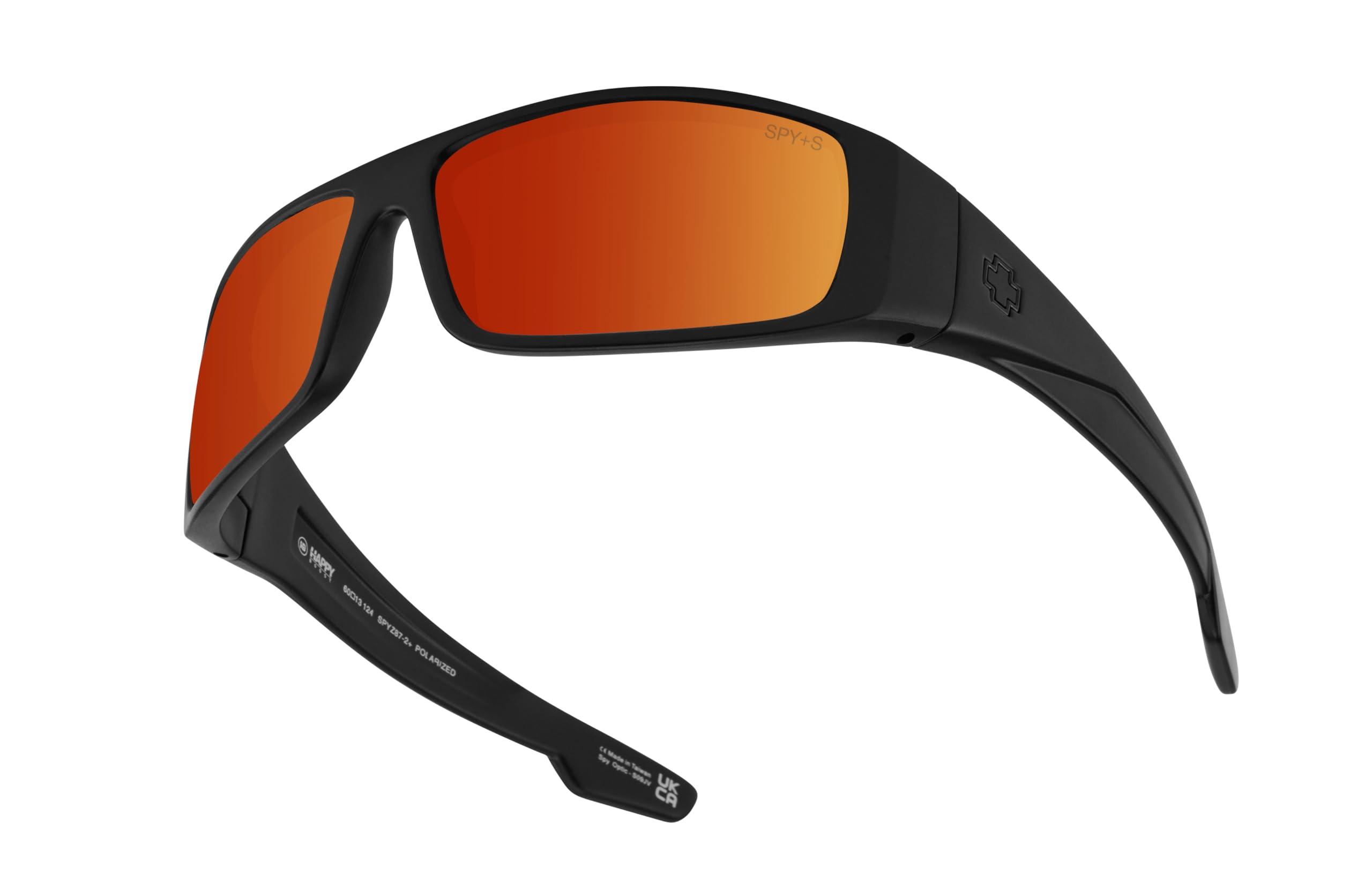 SPY SPY Logan ANSI RX Matte Black - Happy Boost Polar Orange Mirror