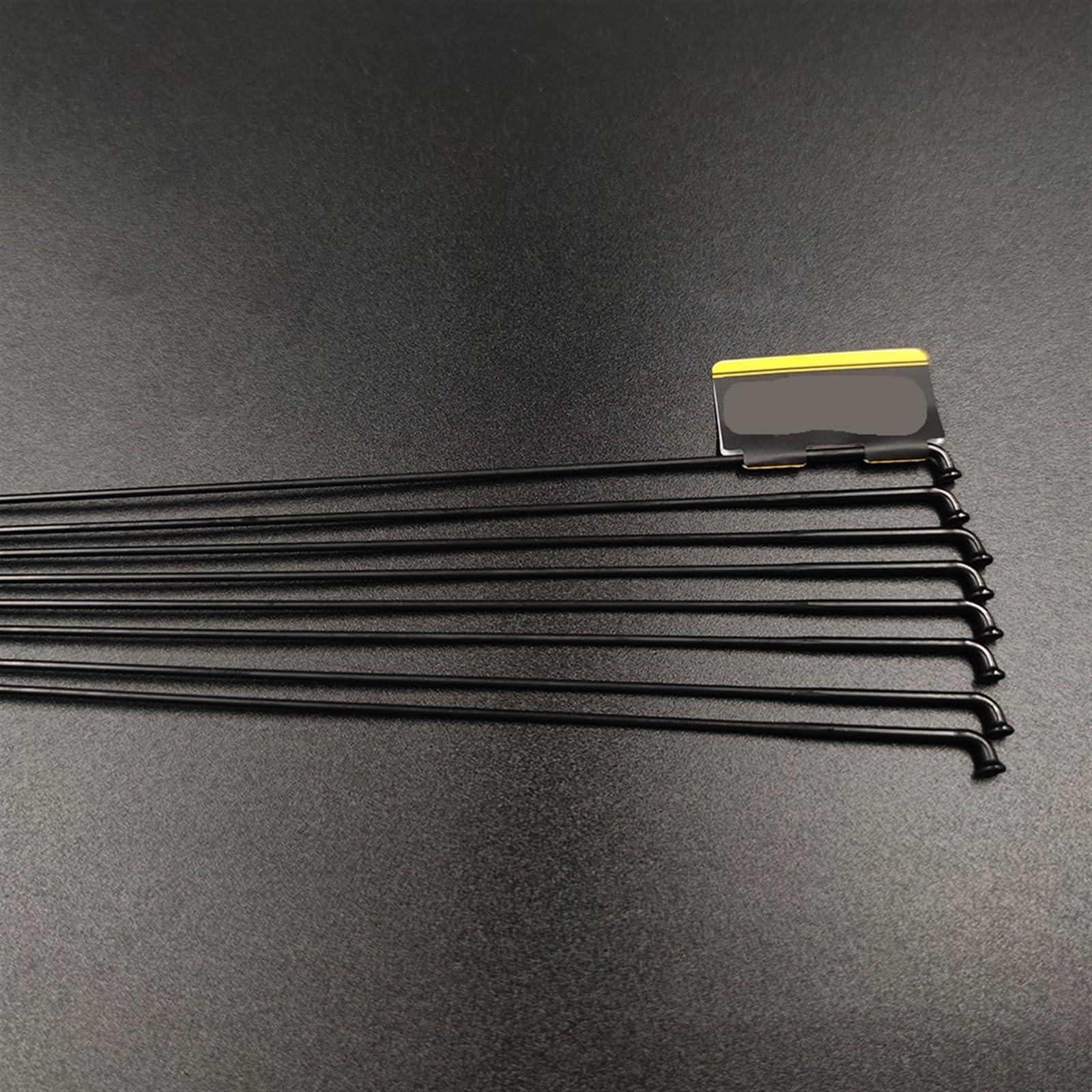 WANGYINGER WANGYINGER 12Pcs Pillar TB2015 J-Bend Bike Spokes Mountain Road Bike Triple Buttle 14G 2.0mm Light Road Bike Stainless Steel Rays Bike Spoke Parts Cycling(290mm)