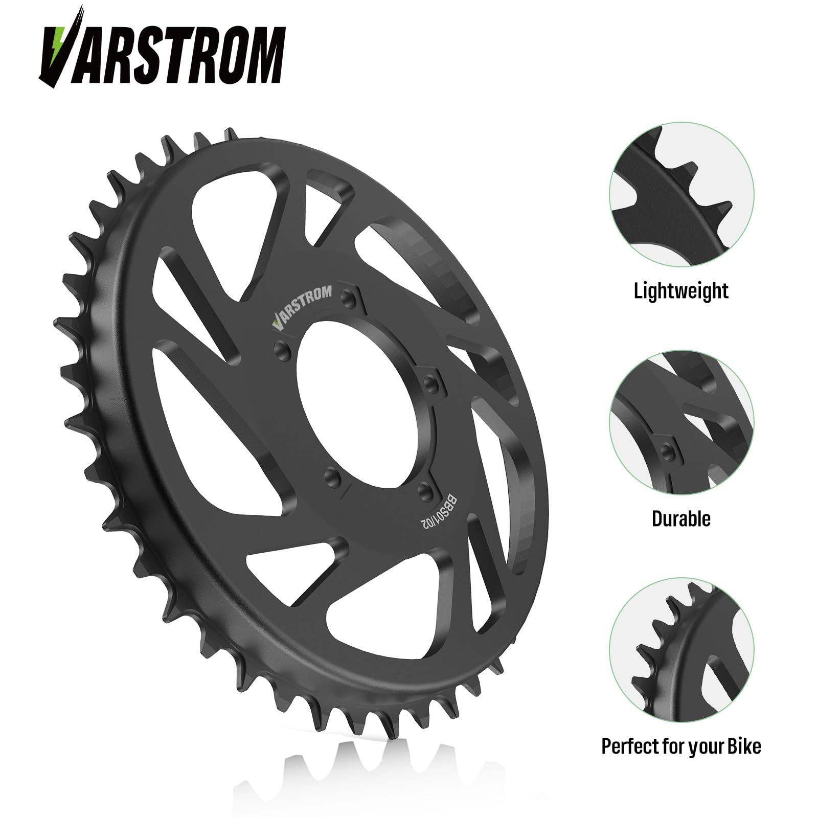 Varstrom Varstrom Chainring for BAFANG Mid Motor - 42T 16.5mm Offset Sprocket for BBS02B BBS01B Mid Drive Kit, Chain Ring for Electric Bike Conversion Kit BBS02 BBS01, Ebike Part for 8fun 250W 350W 500W 750W