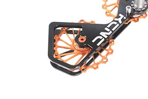 KCNC KCNC Road Cyclocross Bicycle Bike OSPW Oversized Derailleur Pulley Wheel System for Shimano Dura Ace/Ultegra 6700/6800/7800/7900/7970/9000/9070 use (Gold)