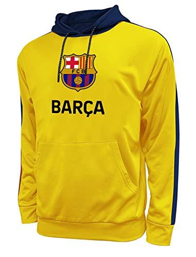 Icon Sports Icon Sports FC Barcelona Hoodie Official Mens Casual Sweatshirt Barca World Soccer Football Club Active Training Top Pullover FCB45PH-Y M