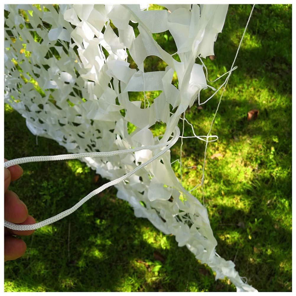 bandezid bandezid Camo Netting White Camouflage Net Lightweight Durable Bulk Roll Camouflage Net for Camping Military Hunting Shooting Sunscreen Nets Various Sizes-White Camouflage net 3x3m(10x10ft)