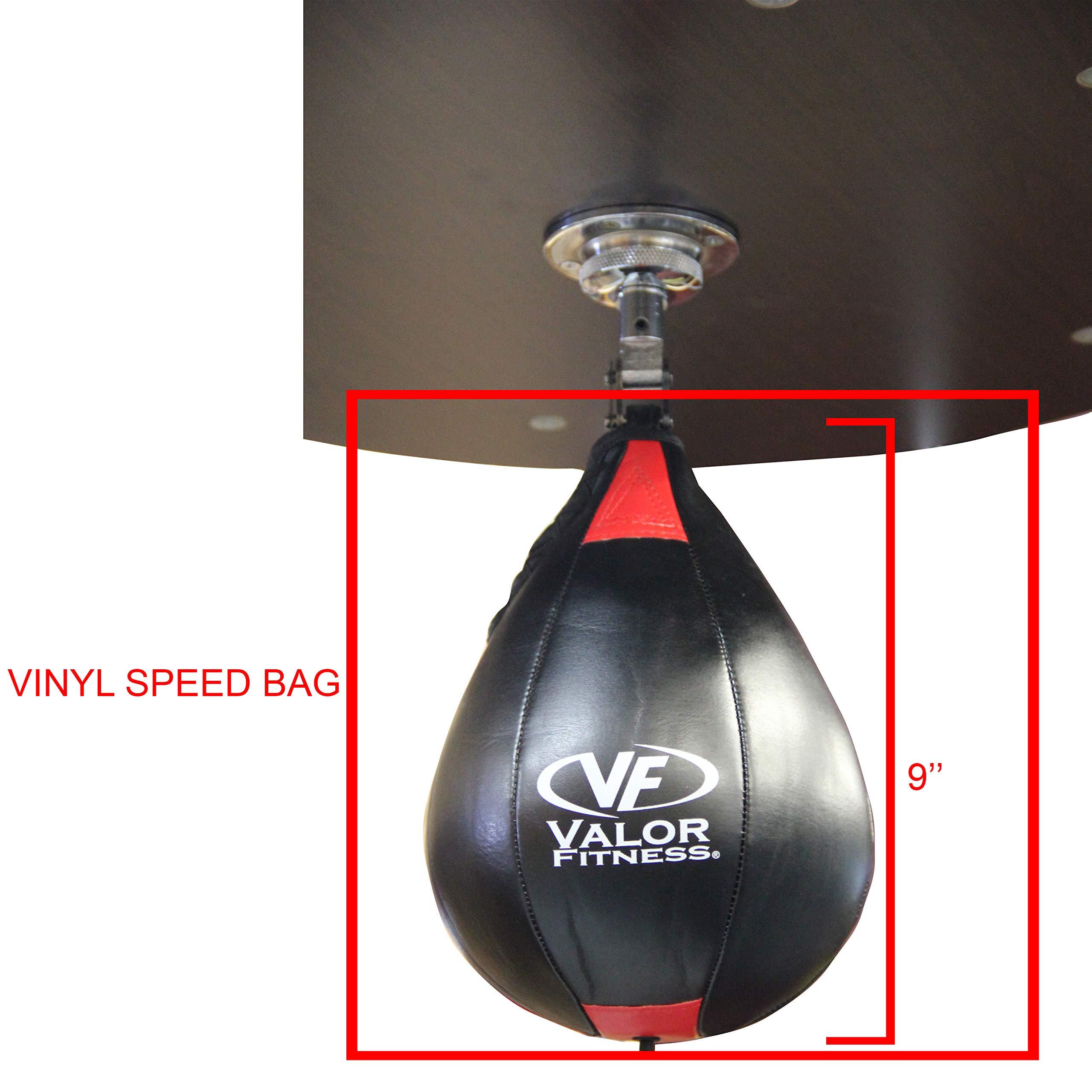 Valor Fitness Valor Fitness CA-2 Adjustable 1” Boxing Speed Bag Platform with Wheel Crank for Easy Adjustment, Speed Bag Included