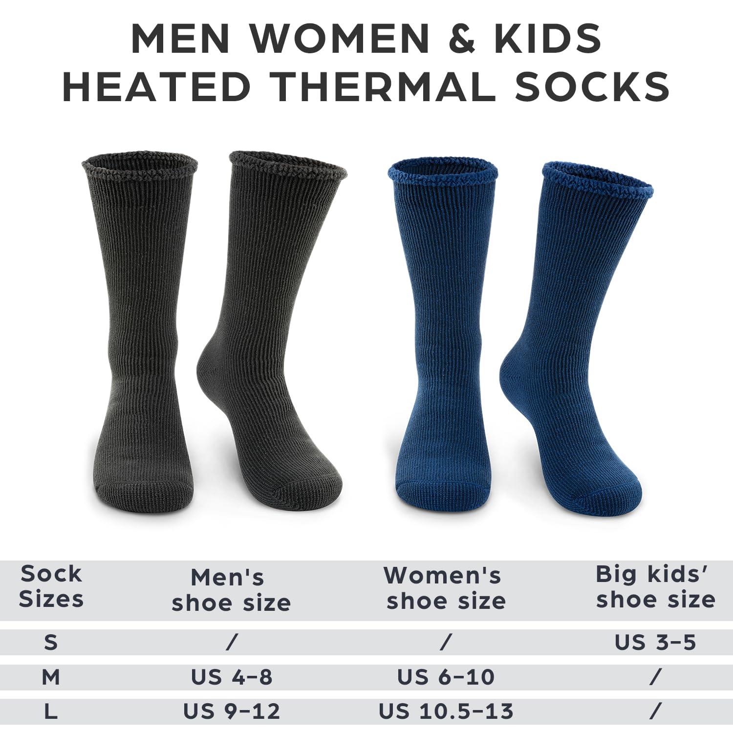 DG Hill DG Hill Thermal Socks Men - Winter Sock for Cold Weather Warm Socks - Snow Socks Thick Long Thermal Sock for Hunting